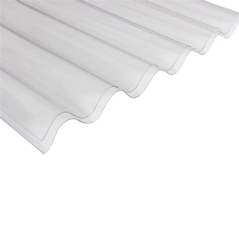 Corrubit Clear Polycarbonate Corrugated Roofing Sheet L2m W950mm T
