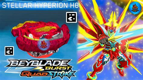New Update Stellar Hyperion H Qr Code Beyblade Burst Quad Strike App