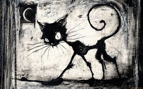 Scary Black Cat 824041 Data Src Gothic Wallpapers Black Cat Edgar