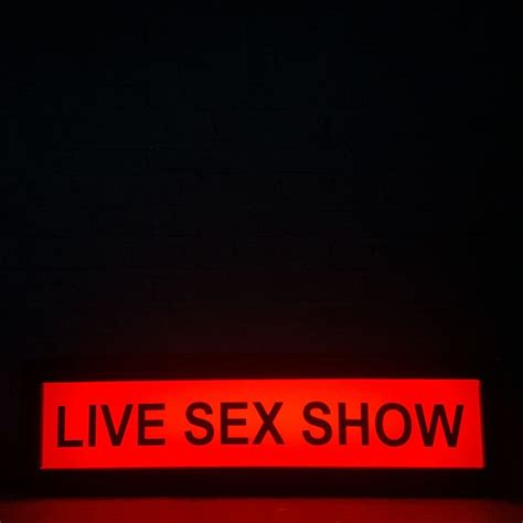 Illuminated Soho Live Sex Show Sign Electric Sign Catawiki