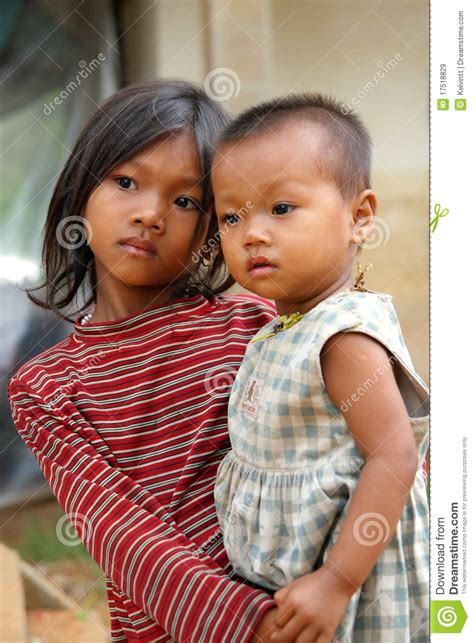 Poor And Hungry Children Editorial Stock Image Image