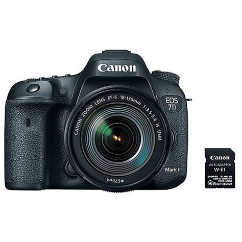 Canon Eos 7d Mark Ii With 18 135mm F 3 5 5 6 Is Usm Lens Wi Fi Adapter