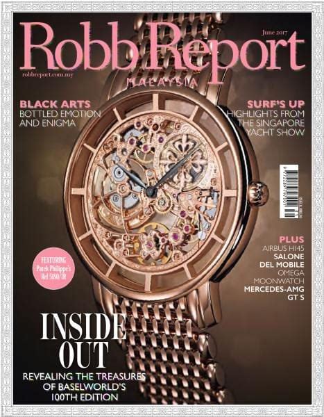 The following lists events from 2017 in malaysia. Robb Report Malaysia — June 2017 PDF download free