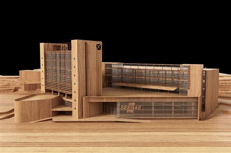 Wood Architectural Model Behance