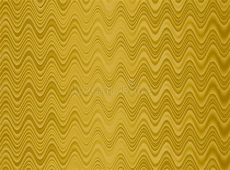 Abstract Yellow Wave Lines Backgrounds Stock Illustration