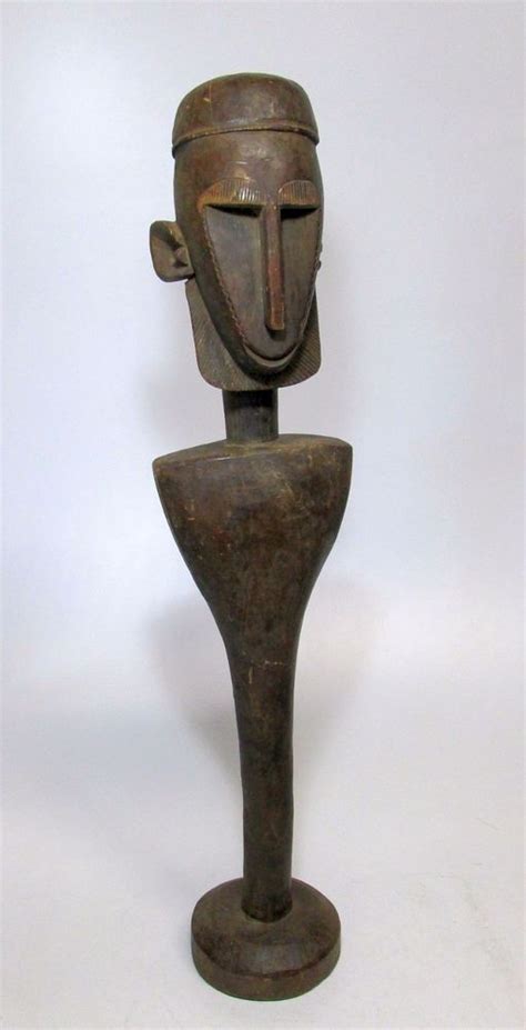 Tall Bambara Abstract Male Sculpture African Tribal Art African Love