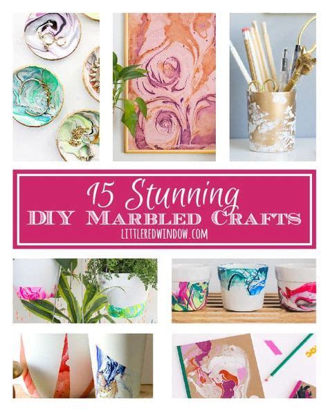 15 Stunning Diy Marbled Crafts If Youve Never Tried Marbling Its