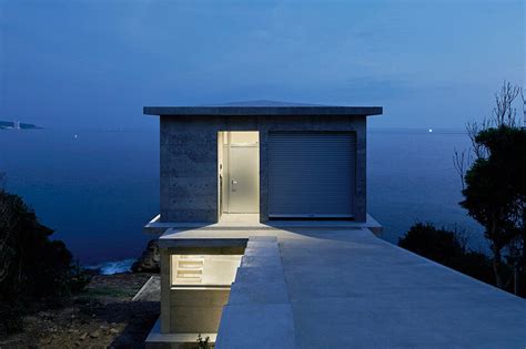 Ninkipen Perches Concrete Seaside House On Rugged Japanese Landscape