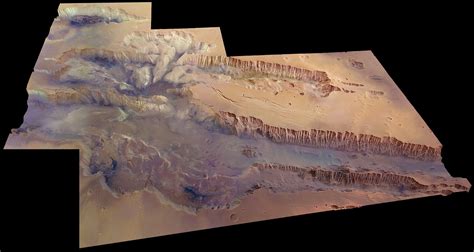 News Spazio Marte Valles Marineris Il Canyon Più Grande Del Sistema