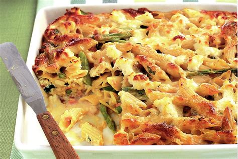 Serve topped with chopped parsley. ham pasta casserole recipes