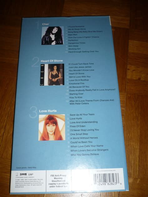 The Collector Of Cher My Cher CD Albums And Singles Part 7