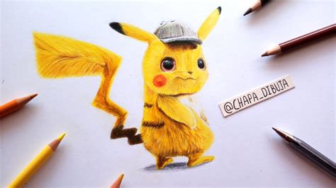Como Dibujo A Pikachu De Pokemon Detective Pikachu How To Draw