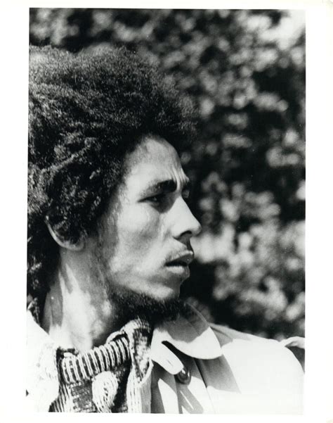 Unknown Bob Marley Striking Profile Portrait Vintage Original