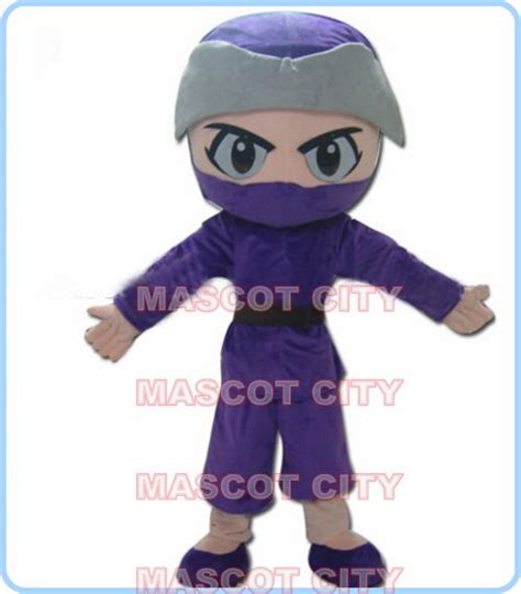 Mascot Ninja Mascot Costume Wholesale Hot Sale Cartoon Ninja Boy Theme