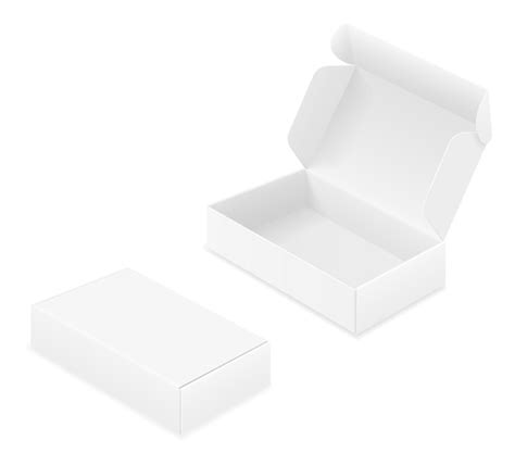 Premium Vector Empty Cardboard Box Packaging Blank Template