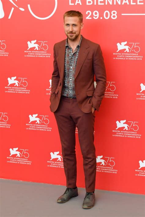 Ryan Gosling At The Venice Film Festival August 2018 Popsugar Celebrity Uk Photo 32
