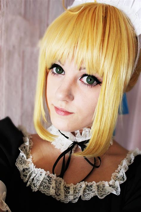 Fate Saber Maid Maid Disney Characters Fictional Characters Cosplay