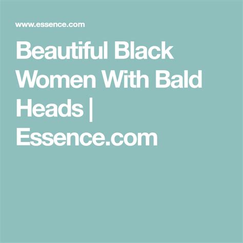 19 Stunning Black Women Whose Bald Heads Will Leave You Speechless Bald Heads Bald Women