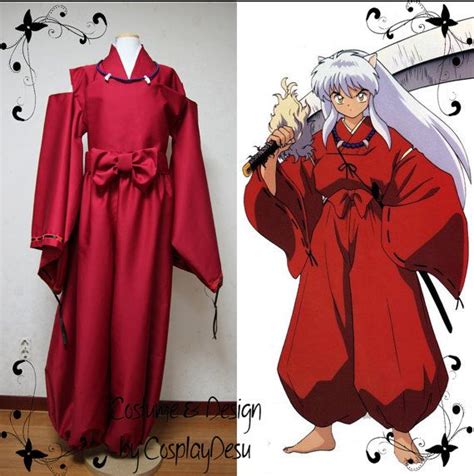 Inuyasha Cosplay Outfit From Inuyasha By Cosplaydesu On Etsy