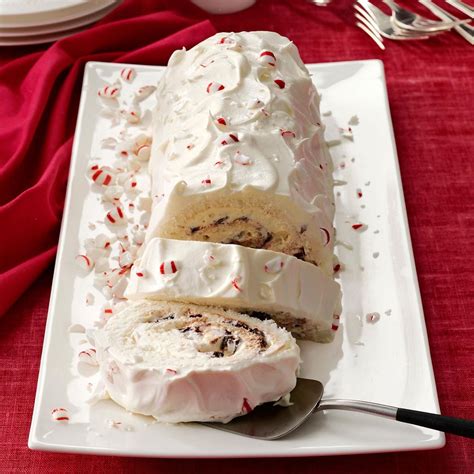 Peppermint Cake Rolls Recipe How To Make It Taste Of Home