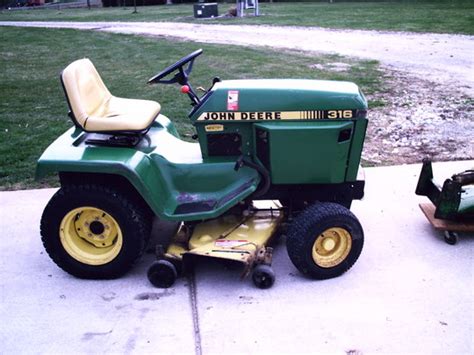John Deere 316 Garden Tractor Lawn Care Forum