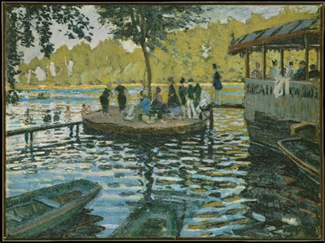 Claude Monet Bain à La Grenouillère 1869 Museum Quality Oil Etsy