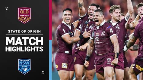 Lachy maccorquodale previews the blockbuster second game of the 2020 state of origin series. Maroons v Blues | Match Highlights, Game 3, 2020 | State ...