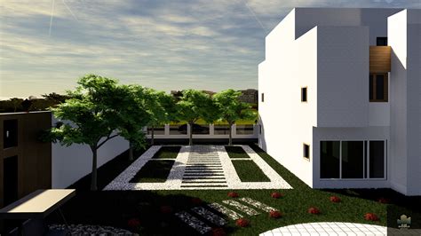 Small Modern Villa On Behance