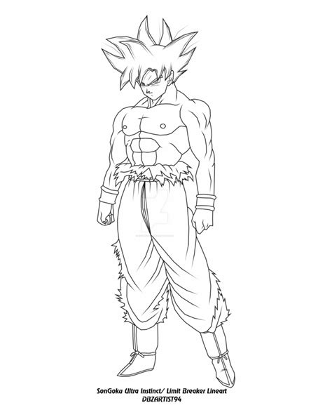 Dibujo De Goku Adulto Normal Para Pintar Y Dibujar Dibujos De Images