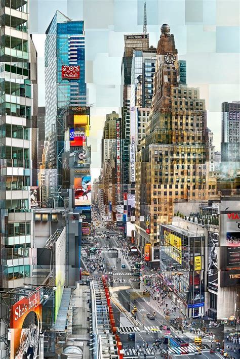 Photomontage City Collage New York City Pictures Nyc Times Square