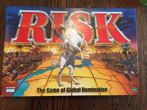 Risk Board Game Of Global Domination Parker Brothers 1999 Hasbro