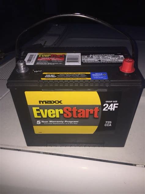 Everstart Maxx Lead Acid Automotive Battery Group Size 24f For Sale