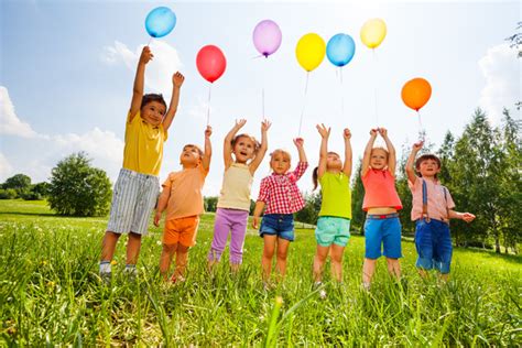 Children Holding Balloons Stock Photo Kids Stock Photo Free Download