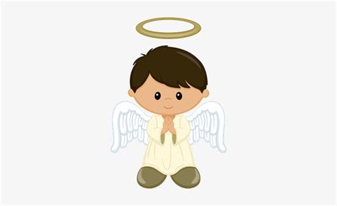 Vector Cartoon Image Of A Male Angel Boy Angel Clipart Png Image