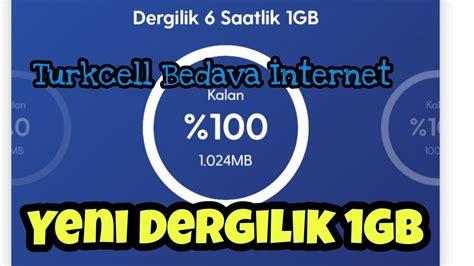Turkcell Bedava 1GB İnternet Turkcell Bedava İnternet YouTube