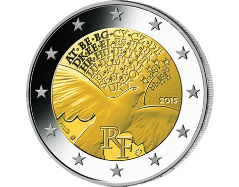 La Monnaie Française 2 Euros 70 Ans De La Paix En Europe Société