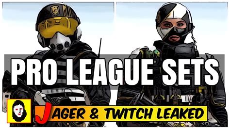 New Pro League Sets For Jager And Twitch Leaked Rainbow Six Siege