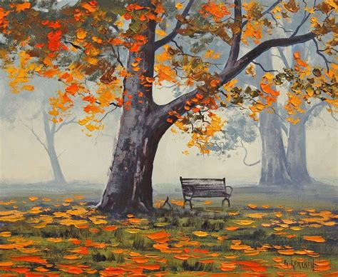 Graham Gercken Kai Fine Art Tree Painting Canvas Autumn
