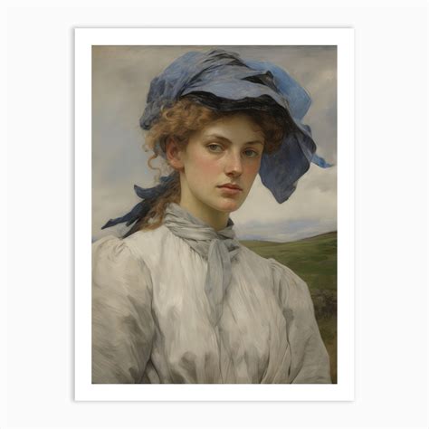 Victorian Countryside Portrait Art Print By Sirene Collective Fy