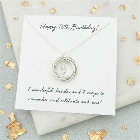Follow along and find everything you need for planning a fabulous day for anyone turning 70. 70th Birthday Gifts For Women 70th Birthday Birthstone