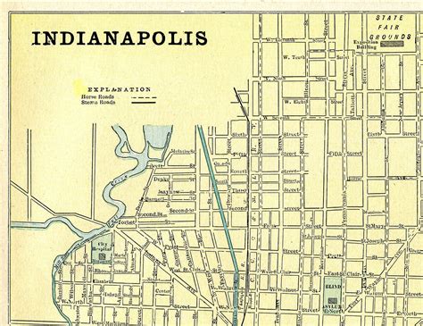 Where Is Indianapolis On The Us Map Map