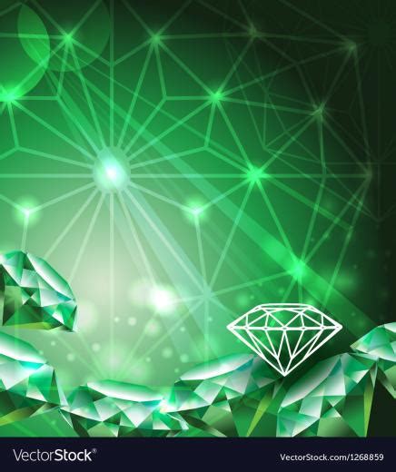 Free Download Background With Green Emerald Royalty Vector Image