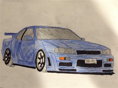Depict the body of the toyota in the form of loose sketch. Jdm Car Drawings at PaintingValley.com | Explore ...