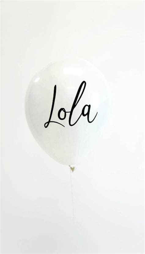 Custom Name Balloon Personalized Balloon 11 Inch Latex Etsy