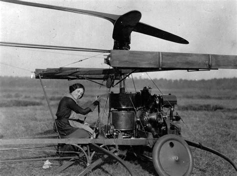 Berliner Helicopter No5 A Helicopter Wearing A Triplane Costume That