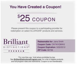 Ers with savings for purchasing qualifying allergan treatments and products. Brilliant Distinctions Program • Lakes Dermatology
