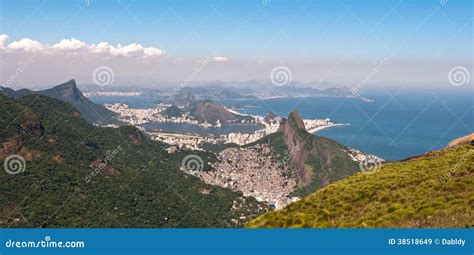Scenic Rio De Janeiro Aerial View Stock Image Image Of Forest