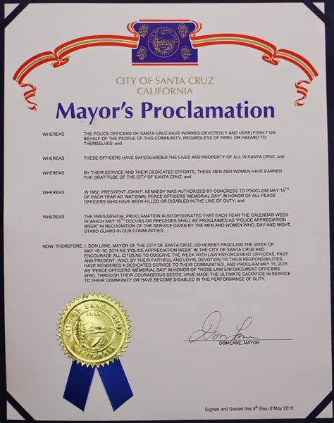 Proclamation Template Honoring Someone