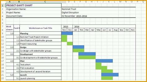 We've created a new gantt chart excel template that you can download now for free! Hervorragend Monthly Gantt Chart Excel Template Xls to Her ...