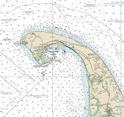 Nautical Chart Of Cape Cod Bay Massachusetts Ma 13246 Etsy